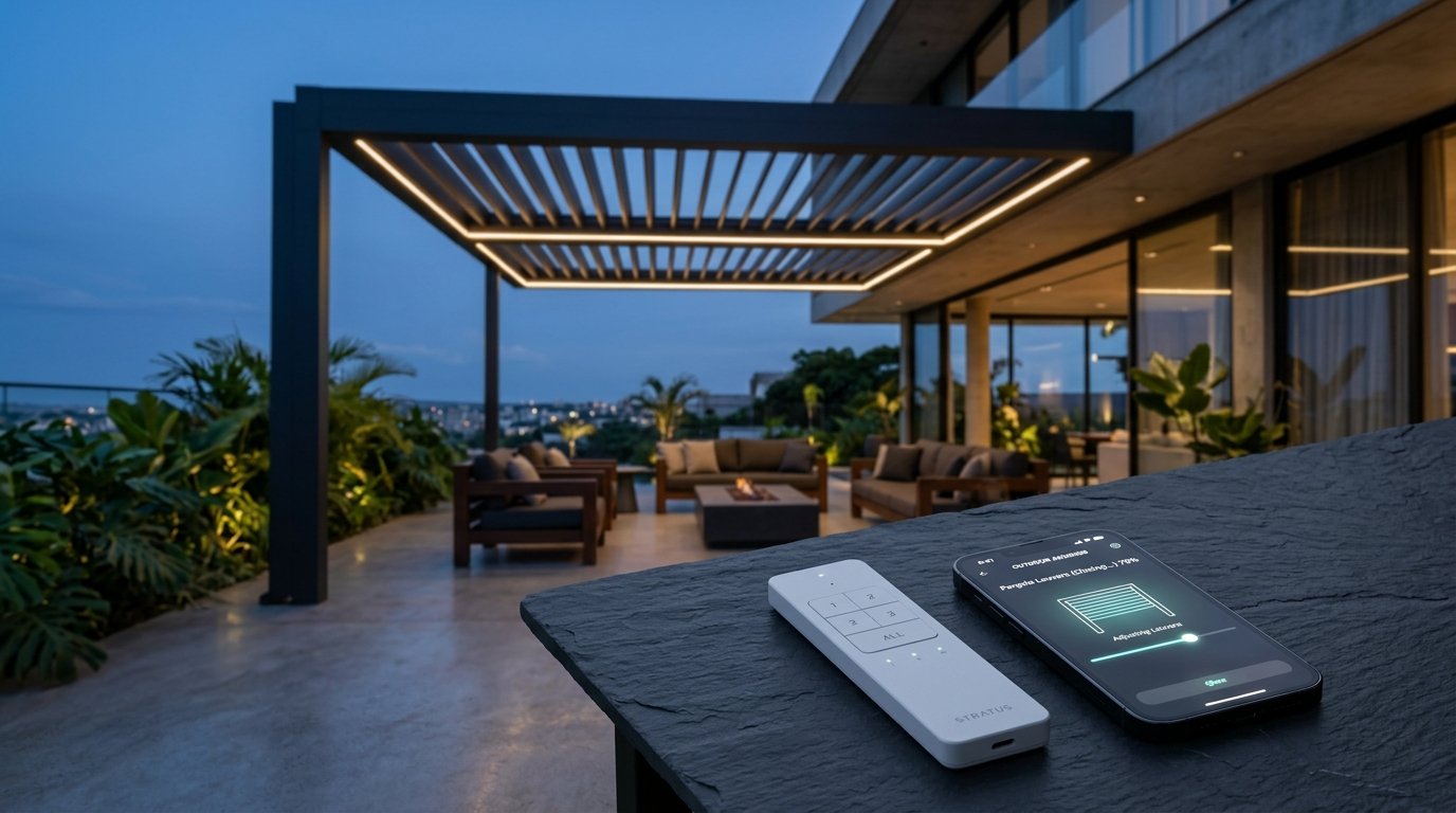 Automação residencial e tecnologia de controle para coberturas no DF